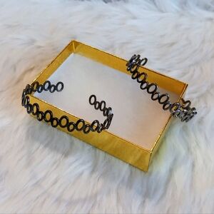 Gun Metal Bangle Cuff Bracelets